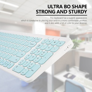 Bàn Phím Máy Tính Xách Tay/Máy Tính Để Bàn Có Đèn 2.4G <span class=keywords><strong>Usb</strong></span> Không Dây RF - Product Image 5