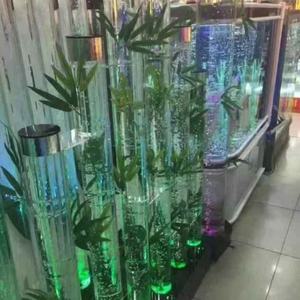 Jarrón de Acrílico Transparente con Forma de Cilindro para Flores - Product Image 4