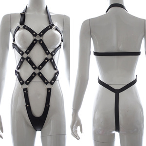 Vente directe d'usine de sous-vêtements érotiques pour adultes, combinaisons en PU très demandées pour l'exportation, costumes de spectacle pour boîtes de nuit. - Product Image 1
