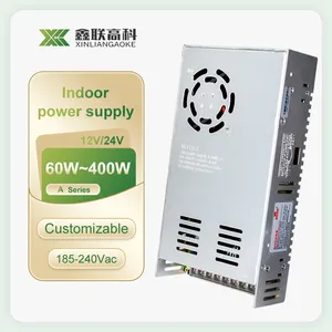 Fonte de alimentação 12V DC, conversor de fonte de alimentação com comutação LED S-400-12 para conversor AC para DC, 12V 33A