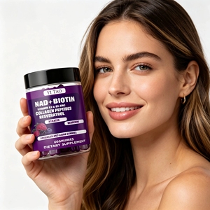 NAD Biotin Gummies for Hair, Skin & Nails, NAD+ Booster with Biotin, Anti-Aging Supplement, Vegan, Non-GMO, 60-Count - Product Image 3