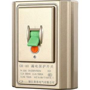 Gk-40 Residual Current Circuit Breaker 32A 230V 50Hz For Home Air Conditioner Protection Switch - Product Image 1