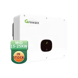 Growatt 25kw 20kw 17kw 15kw MID15 ~ 25KTL3-X Mppt Solar Power On Grid Inverter