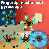 Robot transformable créatif, fidget spinner, jouet sensoriel anti-stress, spinner à doigts transformable