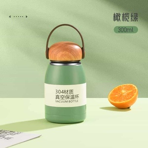 Portable Cute Stainless Steel <b>Thermos</b> <b>Cup</b> Simple Mini Suitable Men Women Students Household Use Business Gifts Wholesale Double - Product Image 3