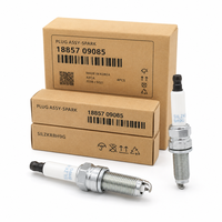 Bougie d'allumage automobile, bougie d'allumage en iridium, bougie d'allumage moteur 18857-09085 1885709085 SILZKR8H9G haute performance, compatible avec Hyundai Genesis