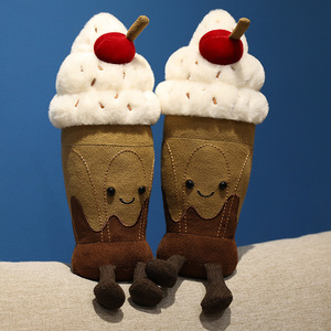 Peluche Fun Marion Chocolate Milkshake, Poupée en Peluche, Cadeau, Oreiller de Sommeil, Ornement de Canapé - Product Image 3