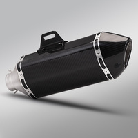 Silencieux d'échappement tout carbone 51MM pour ZX4R Z900 CBR650 MT07 MT09 NK450 RC390 NS350 XMAX125 avec Dbkill