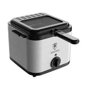 Kaisa Villa Electric Fryer JD-8041 Square Deep Fryer Non-Stick PTFE Commercial Household Use - Product Image 3