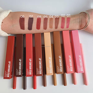 Crayon à lèvres mat longue tenue effet tatouage, personnalisable avec logo, pour maquillage cosmétique, teinte à lèvres peel-off, contour des lèvres - Product Image 3