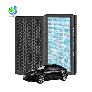 China Manufacturer Cabin Air Filter For Tesla Model 3/Y With Activated Carbon HEPA Air Intake Filter Accessories Replacement