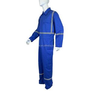 Uniformes de Trabajo de Soldadura Ignífugos de Manga Larga Reflectantes de Seguridad FR NOMEX para Construcción, Petróleo, Electricidad y Servicios Públicos - Product Image 2