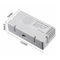 Alimentation à découpage Yistar pour sonnette, entrée CA 90-250V, sortie CC 12V 6A, pour système d'accès aux portes et contrôle d'accès, en plastique ABS