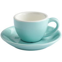 Ensemble de tasses à expresso en céramique colorées, modèle minimaliste standard américain, italien, européen, épaissi, T70 75ml