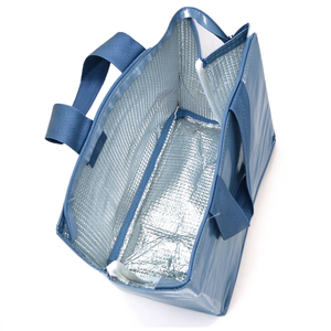 Wholesale Custom Insulated Recyclable Polyester Food <b>Cooler</b> Bag Shopping Hot <b>Drinks</b> Food Delivery Lunch Waterproof Tote Bag - Product Image 5