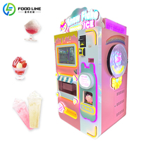 Vente directe usine : Machine à smoothies et granités à monnayeur, libre-service, avec fabrication automatique de glace, équipement commercial réfrigéré