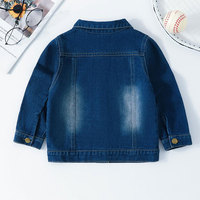 Nouvelle arrivée printemps automne enfants jean manteau mode lavé enfants outwear déchiré petite fille veste en jean