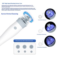 Appareil de microdermabrasion Hydra pour le visage, réduit les pores, nettoyage en profondeur, microdermabrasion, appareil de soin du visage à l'oxygène Hydra