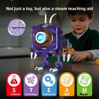 Nuevo Modelo de Robot de Plástico ABS a Escala 1:35, Transformable, Control Remoto por Aplicación, 400-800 Piezas, Juego de Construcción Educativo DIY para Niños