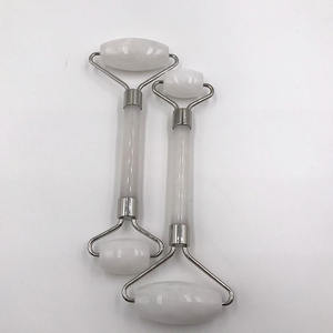 Crioterapia Ice Jade Roller Gua Sha Herramientas faciales Cristales curativos naturales Masajeador facial para relajación de bienestar - Product Image 2