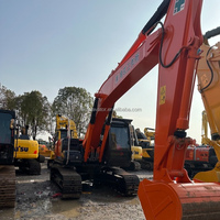 Excavadora Usada Hitachi ZX200 de 20 Toneladas, Original de Japón, Zaxis 200, Excavadora Hidráulica de Orugas con Certificado CE para Trabajos de Proyecto