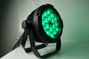 Projecteur PAR LED DMX512 étanche IP65 18x12W RGBWA 5 en 1, silencieux, pour événements en <span class=keywords><strong>plein</strong></span> <span class=keywords><strong>air</strong></span>, fêtes, bars, scène, DJ, discothèque - Product Image 6