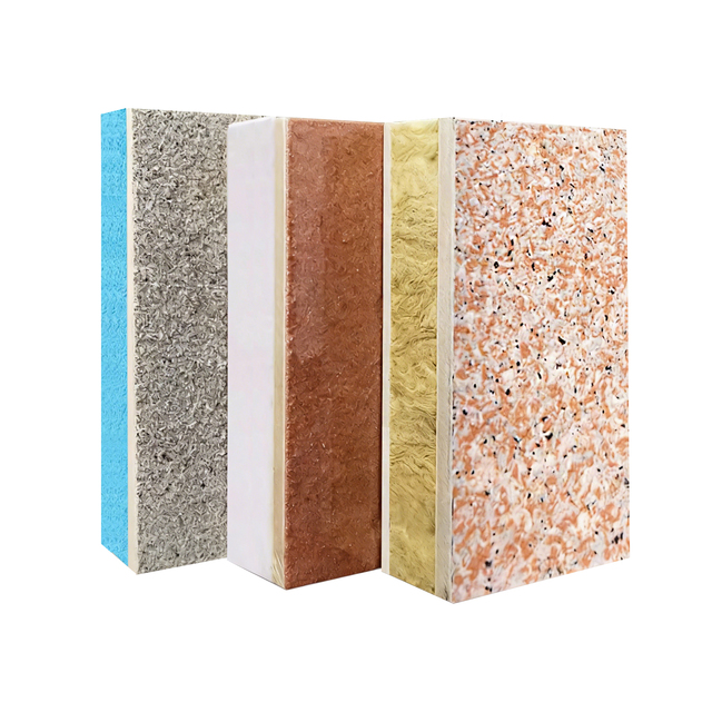 High Density Fireproof Waterproof Insulated Panels Exterior Panel