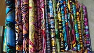 Nouveautés Tissus africains Imprimé wax Ankara Africain 100% coton Tissu Pagnes pour Tissu Africain Femme <span class=keywords><strong>Pagne</strong></span> - Product Image 3