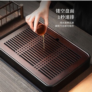 Plateaux à thé domestiques en gros, plateaux à thé drainables, plateaux à thé à évacuation d'eau pour infusion à sec, tables à thé, services à thé Kung Fu de luxe - Product Image 6