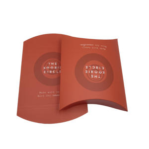 メーカーカスタム印刷ロゴキャンディピロー包装ギフトボックス段ボール紙リサイクル材料フォルダータイプ - Product Image 4