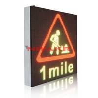 P25 écran d'affichage du trafic NTCIP de qualité supérieure Message dynamique LED carte VMS pour remorque de camion son panneau d'avertissement LED