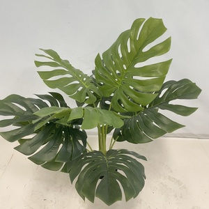 Trang Trí Nội Thất Văn Phòng Nhân Tạo Monstera Cây Tre Sống deliciosa Tươi Tìm Kiếm Bảo Quản Màu Xanh Lá Cây Hoa Gốm Chèn - Product Image 4