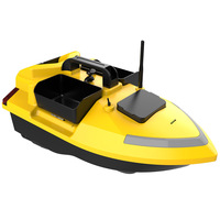Bateau à appâts de pêche à triple compartiment, capacité de 4,4 lb, navigation GPS, portée de 500 m, 40 points de navigation automatique, pêche de nuit