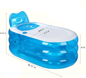 Pieghevole vasca gonfiabile per adulti Spa piscina adatta per bambini Kid <span class=keywords><strong>Baby</strong></span> persone anziane doccia gonfiabile piscina bagno Spa - Product Image 5