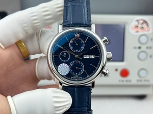 Relojes Mecánicos en Oferta con Diseño Moderno, Relojes de Alta Calidad con Función de Calendario, Relojes Azules - Product Image 1