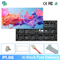 Pantalla LED a Todo Color P1.86 P2 P2.5, Pantalla LED de Paso de Píxeles Pequeño para Interiores, Módulo de Panel LED para Publicidad