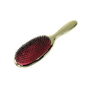 Pacchetto Logo personalizzato spazzola di setola cinghiale in Nylon e bagnato originale spazzola per capelli districante per massaggio del cuoio capelluto Soft Air cuscino pettine - Product Image 4