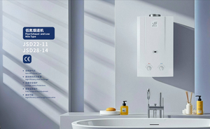 Chauffe-eau au gaz naturel avec échangeur de chaleur en cuivre, type échappement par cheminée, usage domestique 10L/12 - Product Image 4