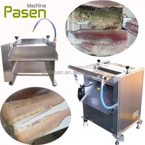 Máquina de eliminación de piel de pescado Salmón automático Peeling Peeler Machine
