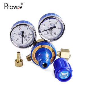 Válvula reductora de presión de gas de dos manómetros, regulador de oxígeno y acetileno para corte de soldadura - Product Image 4