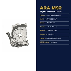 Coperchio Destro del Carter Motore Scooter SYM <span class=keywords><strong>ARA</strong></span> M92 3J3 XJA - Ricambio - Product Image 2