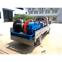 Treuil électrique à câble en acier HNHT 12 tonnes, série JM, pour la construction, 450V triphasé, palan robuste