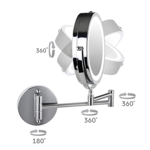 Nouveau design <span class=keywords><strong>Miroir</strong></span> <span class=keywords><strong>de</strong></span> courtoisie LED <span class=keywords><strong>Miroir</strong></span> <span class=keywords><strong>grossissant</strong></span> <span class=keywords><strong>de</strong></span> <span class=keywords><strong>salle</strong></span> <span class=keywords><strong>de</strong></span> <span class=keywords><strong>bain</strong></span> double face <span class=keywords><strong>Miroir</strong></span> <span class=keywords><strong>de</strong></span> maquillage <span class=keywords><strong>Miroir</strong></span> <span class=keywords><strong>de</strong></span> courtoisie mural pour <span class=keywords><strong>salle</strong></span> <span class=keywords><strong>de</strong></span> <span class=keywords><strong>bain</strong></span> - Product Image 5