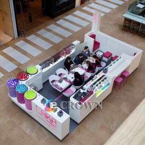 Mall Nail <strong>Kioskping</strong> Beauty Mall Nail Kiosk Beauty Retail Nail Pavilion Design Retail Pedicure Kiosk OEM - Product Image 3