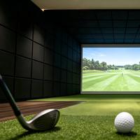 Panneaux acoustiques résistants aux chocs pour la salle de simulation de golf, insonorisation et protection contre les impacts de balles, rembourrage mural