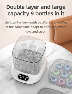 Esterilizador de vapor multifunción, secador plegable para bebés, botella de vapor, esterilizador <span class=keywords><strong>biberon</strong></span> - Product Image 5
