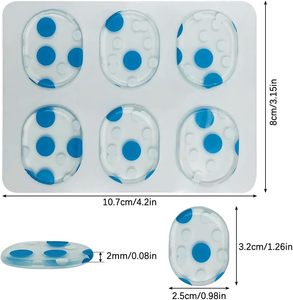 Gel pour tambour, amortisseurs transparents pour caisse claire, silencieux en silicone, pads de gel amortissants pour caisse claire, toms et cymbales - Product Image 5
