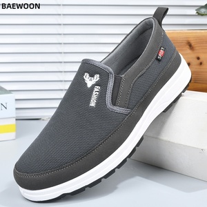 BAEWOON B75 Chaussures décontractées <span class=keywords><strong>en</strong></span> tissu pour hommes style vieux Pékin, résistantes à l'usure pour chantiers, polyvalentes, antidérapantes pour le travail et les loisirs - Product Image 1