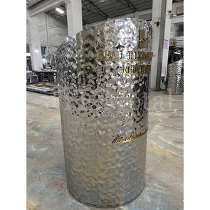 Diseño de Barra de Bar de Acero Inoxidable de Lujo EX968 para Proyectos de Interiores de Alta Gama - Product Image 2