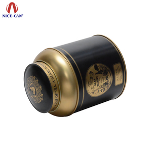 Quảng Châu nhà máy chất lượng cao Vòng in kim loại trà Canister bao bì trà có thể Hộp Quà Tặng Cổ Điển Trung Quốc tùy chỉnh trà tin - Product Image 3